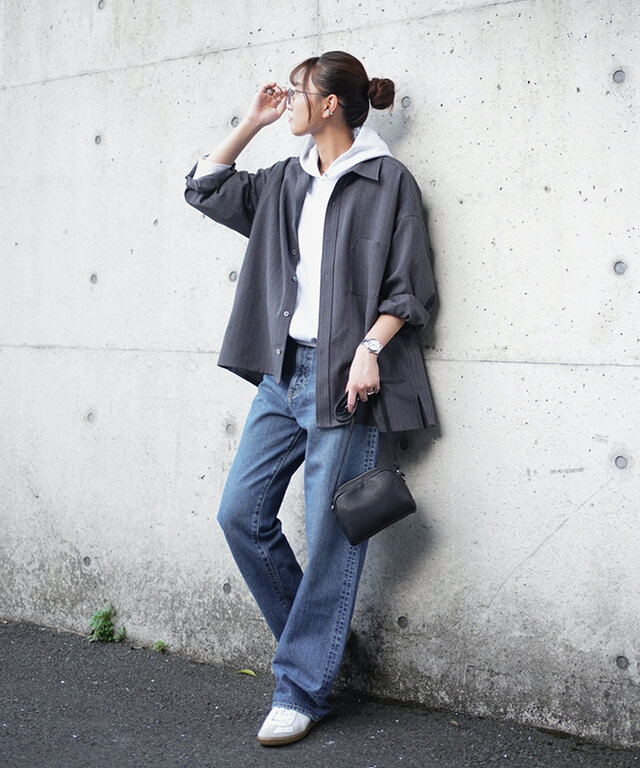 着用カラー:12 チャコール / 着用サイズ:38