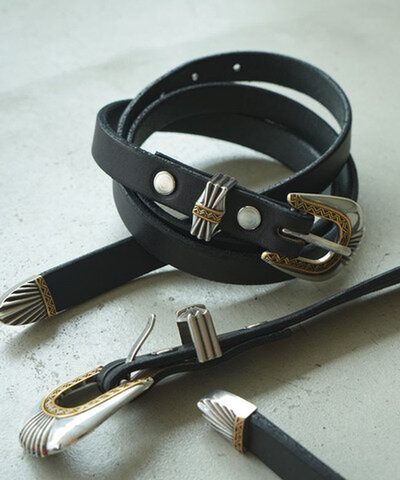 MOONSHINE LEATHER | DEL RIO 3/4 BELT 7LONG デルリオ レザーベルト 雑貨 del-rio