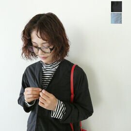 RINEN|ナイロンタフタ(中綿ボンディング)ポータブルカーディガン(27709)リネン