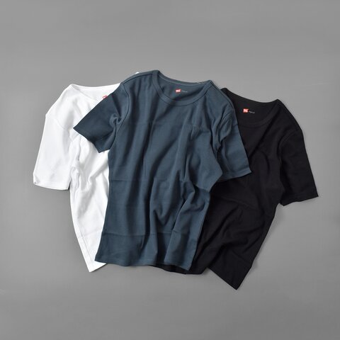 Hanes|コットン クルーネック コンパクト 半袖Tシャツ hw1-b105-tr