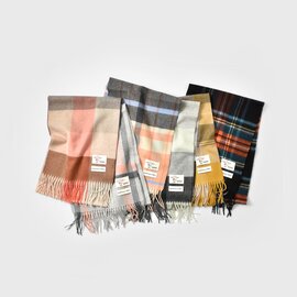 beee|カシミヤ 100% チェック マフラー ch30-yo クリスマス