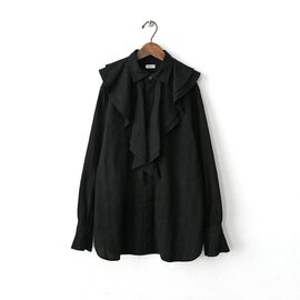 Oblada|OVER DYE RUFFLE BLOUSE