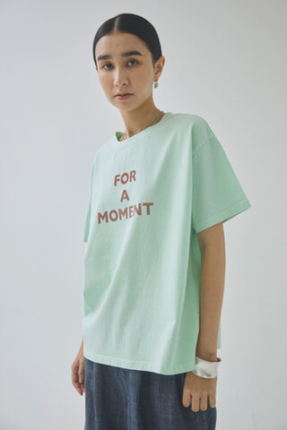 doux bleu｜FOR A MOMENT プリントTシャツ　DB-2421-039