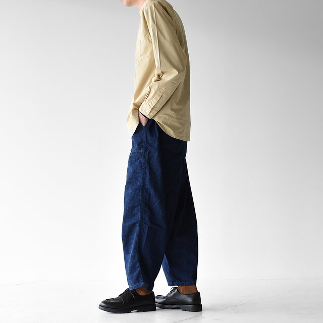 モデル: 183cm /64kg
color:indigo / size:2
