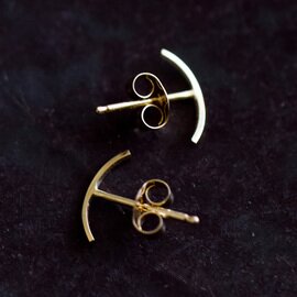 Kathleen Whitaker│ゴールドピアス“Small Stitch Earring”(片耳) p-sc-01-mm クリスマスギフト 贈り物