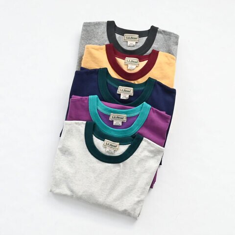 L.L.Bean|モリル・ショートスリーブ・リンガー Tシャツ