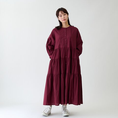 ATELIER EQUAL|コットンブロードティアードワンピース