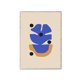 Paper Collective｜Jarron/Marchita/Flor Azul/Maceta/Monstera　ポスター 30×40/50×70 【受注発注】