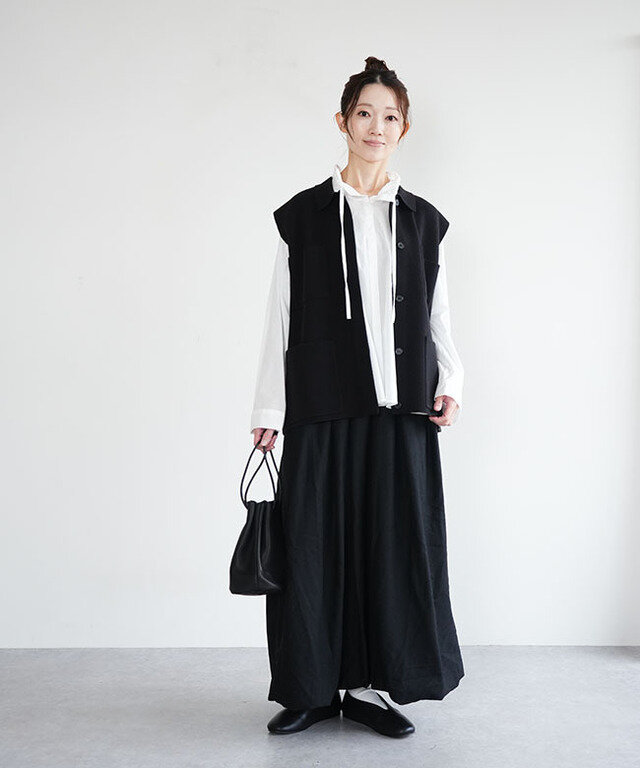 身長:164cm / カラー:99 black / サイズ:f