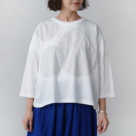 grin|ベーシック天竺 DOTパッチワークTシャツ | 8261C-032