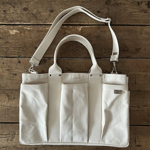 松野屋|スレッドライン ヘビーキャンバスツールトート ショルダー付 Mサイズ