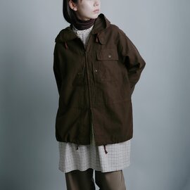 ENGINEERED GARMENTS|コットン ブラッシュドツイル フード ジップシャツ Zip Hooded Shirt tx069