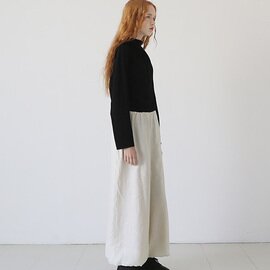 Mochi｜gathered wide pants [off white/・1]