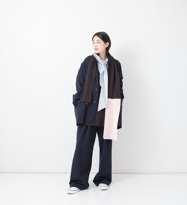 color : BROWN×PINK , model : 162cm