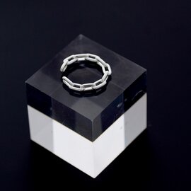 AURA｜シルバー925 チェーン モチーフ リング“chain motif ring” a-r008-mn