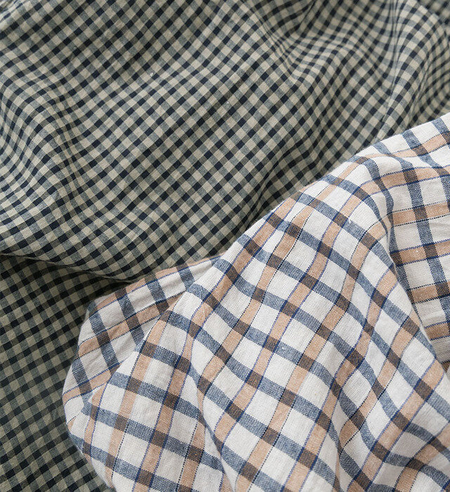 color : 左からGINGHAM CHECK / MADRAS CHECK