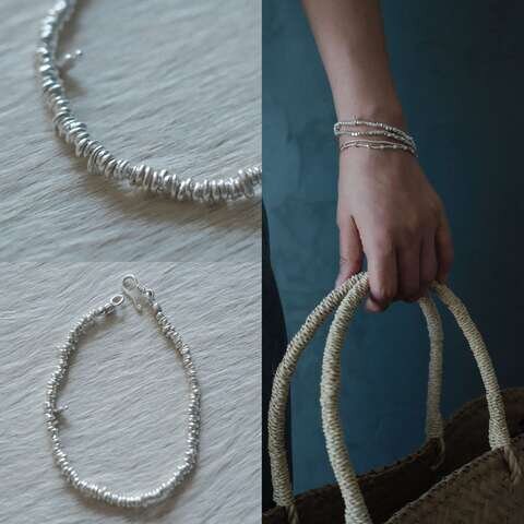 Karen Hill Tribe Silver ブレスレット B No.7