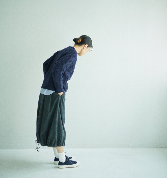 モデル161cm 着用サイズ:0(NAVY)