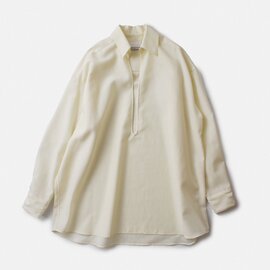 Graphpaper｜ウール スキッパー シャツ “Wool Cupro Skipper Shirt” gu241-50075-ms