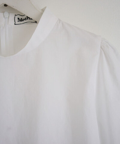 Mochi｜gather blouse [ms02-sh-05/white]