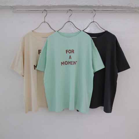 doux bleu｜FOR A MOMENT プリントTシャツ　DB-2421-039