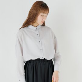 mizuiro ind｜コットン混 ロングスリーブ ワイドシャツ 1-230035-ma