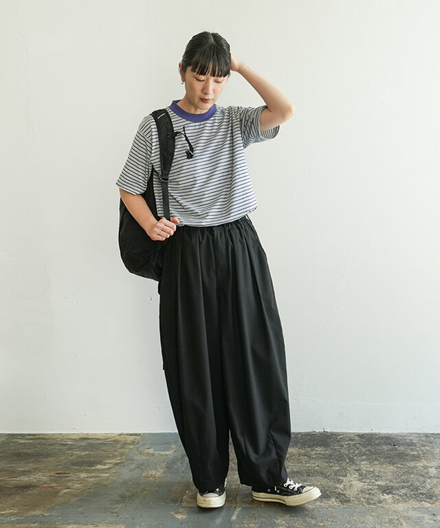 身長:165cm / カラー:94/Violet×lt.grey×charcoal / サイズ:M