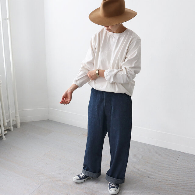 アイボリー / L 着用、モデル身長:160cm