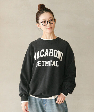 SOLAMONAT|ハロ加工裾紐プルオーバー macaroni 【ご予約商品/1月中旬頃入荷予定】sma-lk-macaron