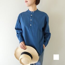 bulle de savon|AMASIS オックス スタンドブラウス(03-01-BL-021-25-2)