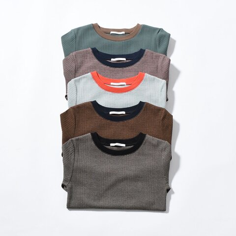 Johnbull|コットン ランダムテレコ Tシャツ jl261c11