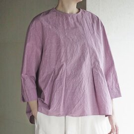 ROBE de PEAU|TUCKED BLOUSE