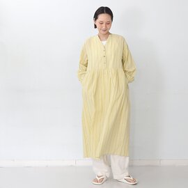 ichi|コットンリネンのストライプ柄が涼し気!ストライプワンピース kurashisha spring