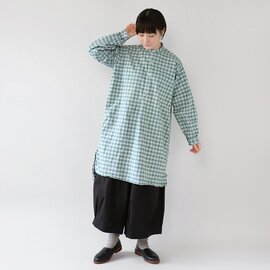 mumokuteki｜USED / チェック柄ロングシャツ 8
