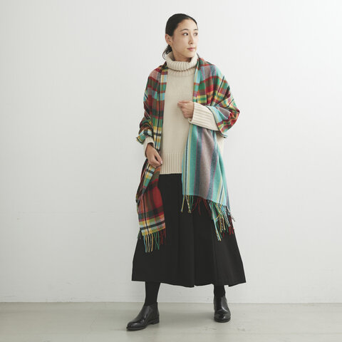 Traditional Weatherwear|STOLE WOOL GRADATION ストール ダブル グレード