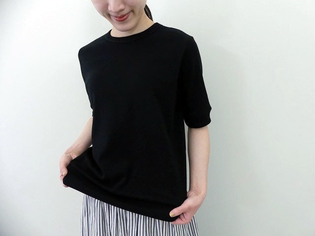 Nouvelles du paradis|トロワフライス5分袖クルーネックプルオーバー(PC19121)