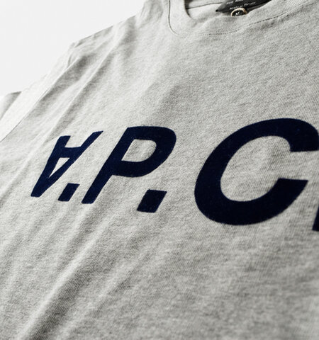 A.P.C.｜バスク ショートスリーブ カットソー “T-SHIRT VPC COLOR H” h26943-mn アーペーセー Tシャツ ロゴT