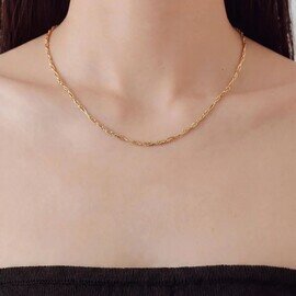 kiehtova|NOBLE CHAIN NECKLACE ネックレス 真鍮 スクリューチェーン