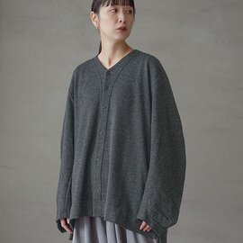 FIR MUM|ツイルジャガードダブルニットカーディガン レディース トップス プルオーバー sn-fr1303td