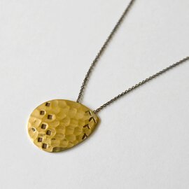 sisam|冬の景色を切り取ったモチーフの真鍮ネックレス【ギフトおすすめ】【手仕事】 / ノゾキアナネックレス