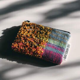 さをり織りポーチ/AND HANDS BAG【ネコポス対応】