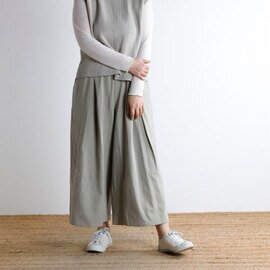 evam eva|evam eva エヴァムエヴァ E261T061 コットン キュロットパンツ cotton culottes