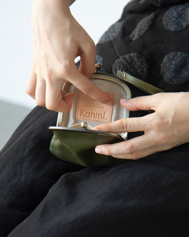 Kanmi｜パスケース付きの小さなバッグ「ドロップツリー プチトート がま口 パスケース」【PS23-16】