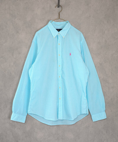 RALPH LAUREN|古着コットン ストライプシャツ125