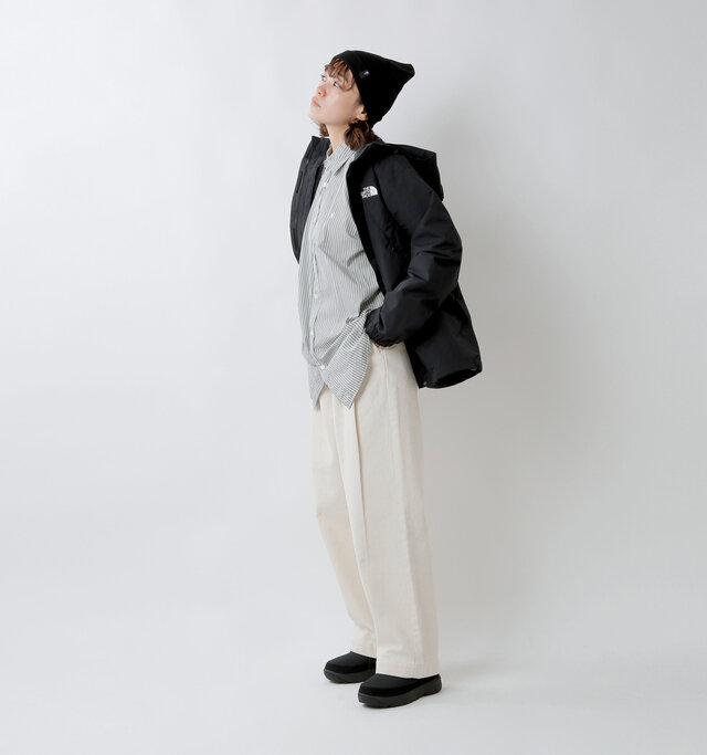 model saku：163cm / 43kg
color : black / size : womensL
