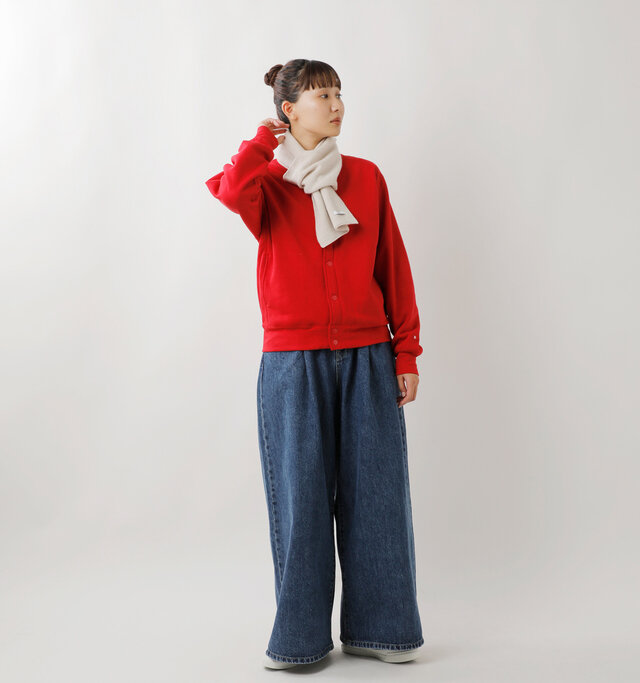 model mayuko：168cm / 55kg 
color : natural / size : one