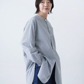NATURAL LAUNDRY|ロングヘムシャツ | 7264T-012