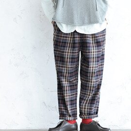 soulberry|チェックで仕立てた“ふつうのパンツ”