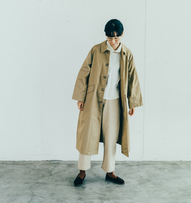 着用サイズ 0(モデル 162cm)/ BEIGE 着用