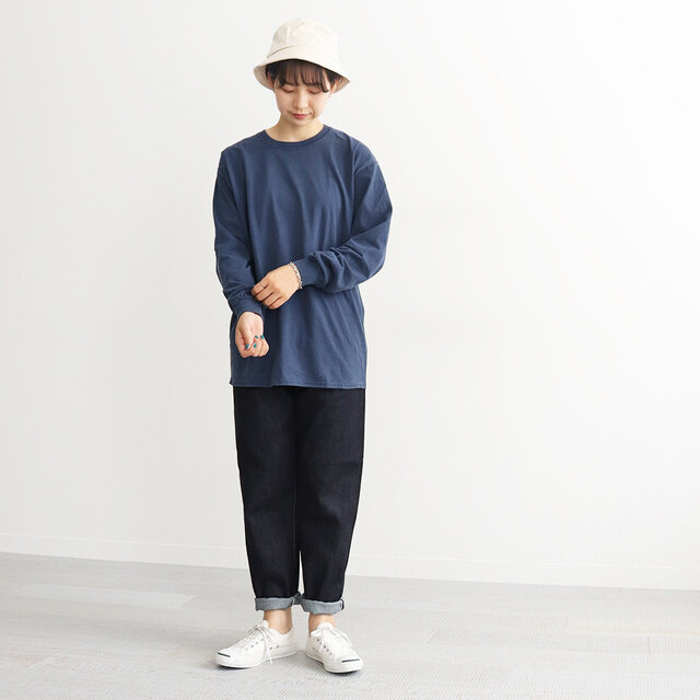 ネイビー/ L 着用、モデル身長:165cm